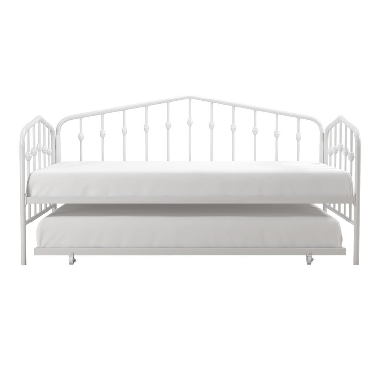 Novogratz bushwick metal twin outlet daybed & trundle